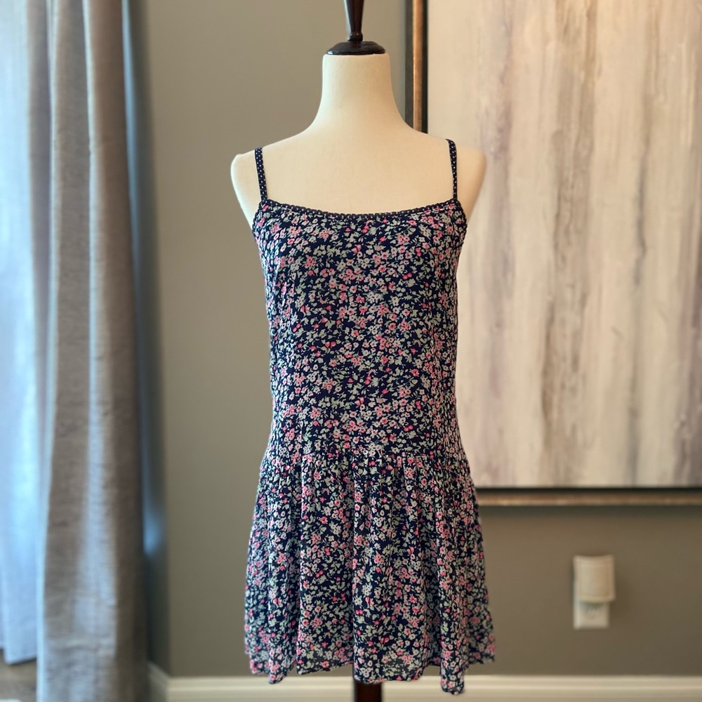 Abercrombie floral high low dress